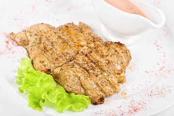 Image showing fried chicken steak