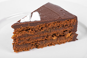 Image showing Tasty chocolate cake