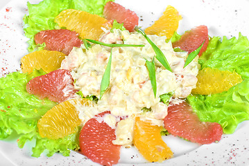 Image showing seafood salad