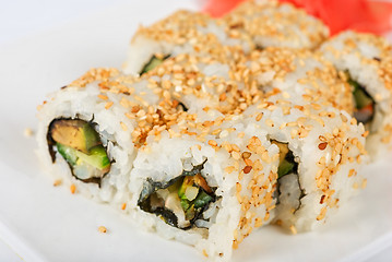 Image showing Sushi rolls