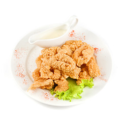 Image showing Deep-fried squid