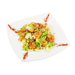 Image showing Shrimp tiger salad