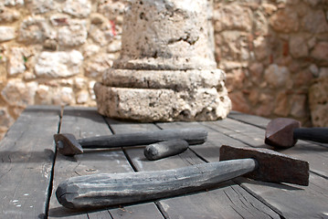 Image showing Masonry utensils