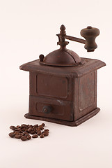 Image showing Vintage coffe grinder