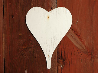 Image showing Wooden heart