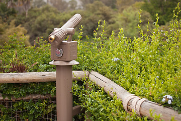 Image showing Public Coin Operated Telescope at Wilderness Overlook
