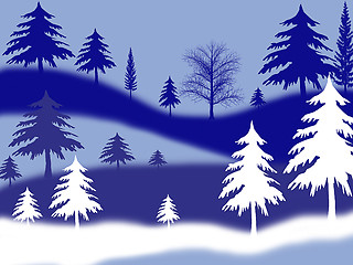 Image showing winter background