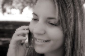 Image showing Phone Girl