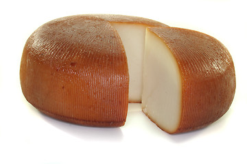 Image showing Smoked goat cheese