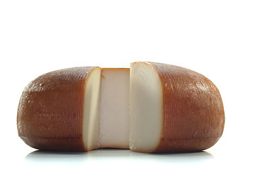Image showing Smoked goat cheese