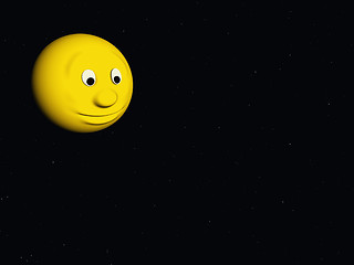 Image showing comic moon