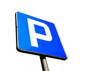 Image showing Parking sign
