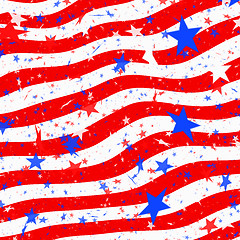 Image showing stars and stripes