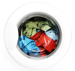 Image showing Clothes in laundry