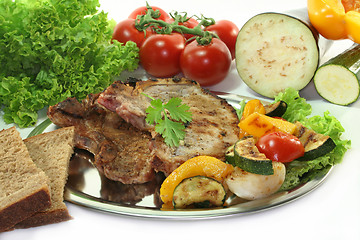 Image showing Mixed grill