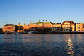 Image showing Stockholm - view over Blasieholmen