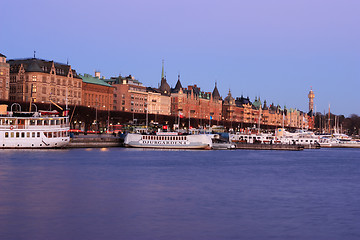 Image showing Strandvagen (Ostermalm) - panorama