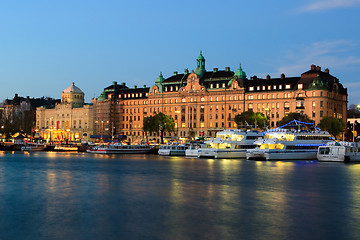 Image showing Buildings on Strandvagen in Ostermalm (Stockholm, Sweden)