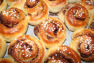 Image showing Rolls fresh from the oven