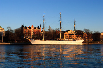 Image showing Boat in Stockholm