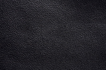 Image showing Black leather texture background 