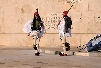 Image showing Guard at the Parliament in Athens