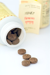 Image showing Herbal pills