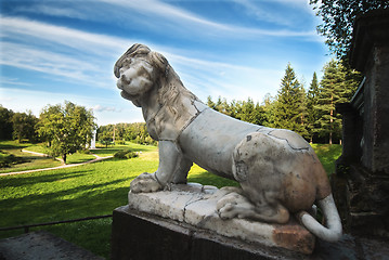 Image showing Park imperial lion