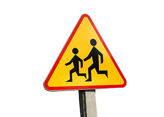 Image showing warning school sign