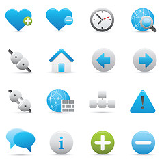 Image showing Website & Internet Icons | Indigo Serie 01