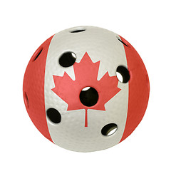 Image showing Floorball Ball Canada