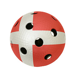 Image showing Floorball Ball Denmark