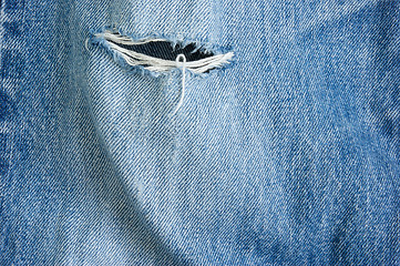 Image showing hole in jeans