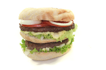 Image showing Double Hamburger