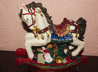 Image showing rocking horse decoration