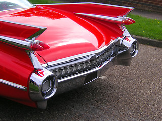 Image showing classic car trunk