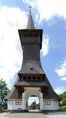 Image showing Barsana monastery entrance