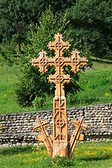 Image showing Wooden cross