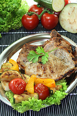 Image showing Mixed grill