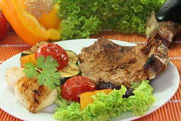 Image showing Mixed grill