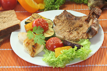 Image showing Mixed grill