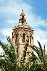 Image showing El Miguelete in Valencia