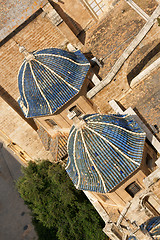 Image showing Valencia Cathedral aerial view