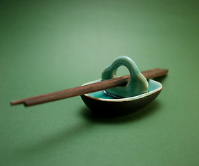 Image showing Chopsticks and holder