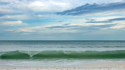 Image showing morning clouds over the gulf