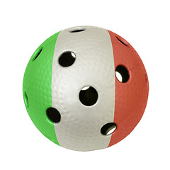 Image showing Floorball Ball Italy