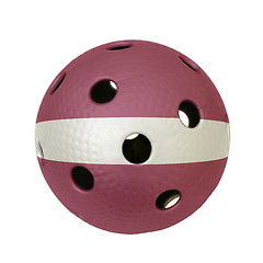 Image showing Floorball Ball Latvia