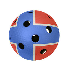 Image showing Floorball Ball Norway