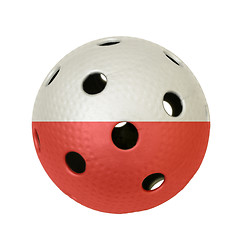 Image showing Floorball Ball Poland