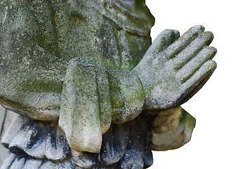 Image showing stone hands 